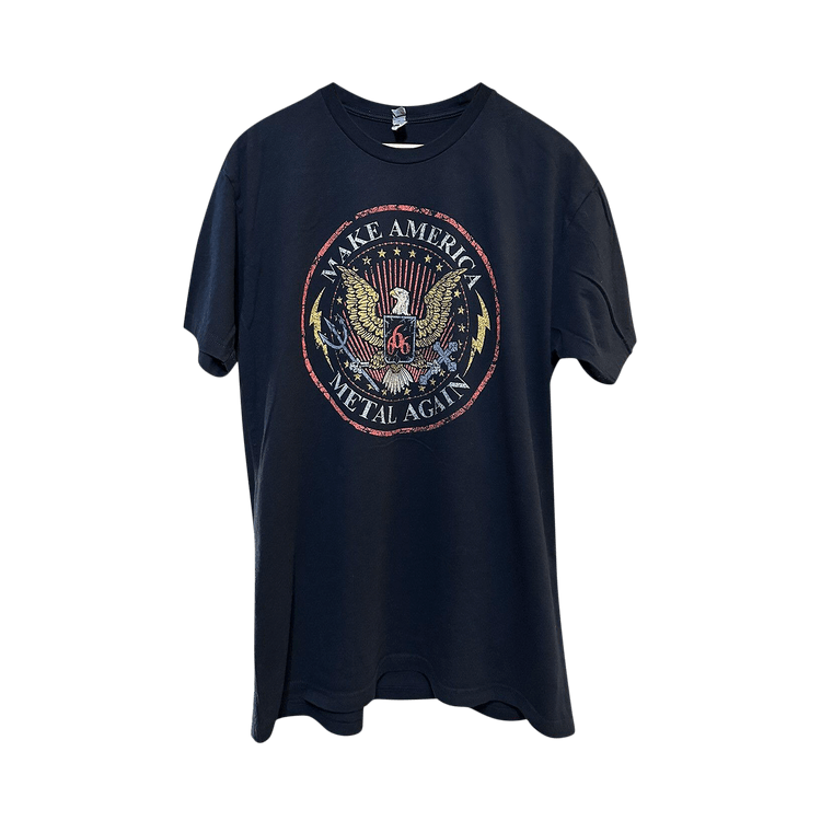 Pre-Owned Ozzy Osbourne Black Sabbath Make America Metal Again Tee "Black"