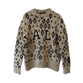 Pre-Owned Calvin Klein 205W39NYC Yale University Jacquard Sweater "Navy"