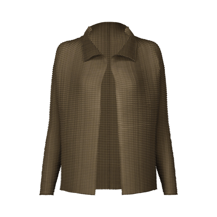 Issey Miyake Wooly Pleats Shirt "Khaki"