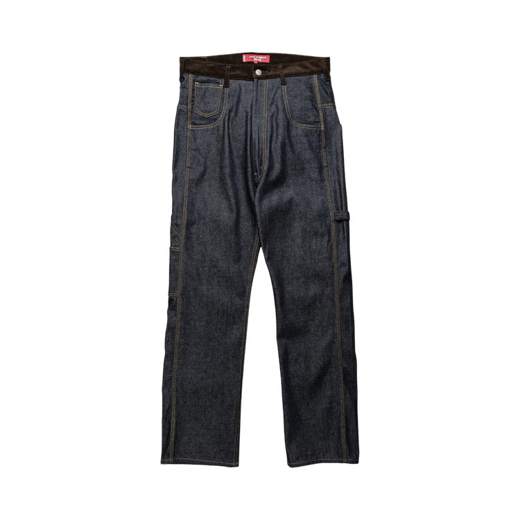 Junya Watanabe Multi-Pocket Denim Pants "Indigo/Brown"