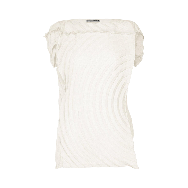 Issey Miyake Paper Bag Pleats Shirt "White"
