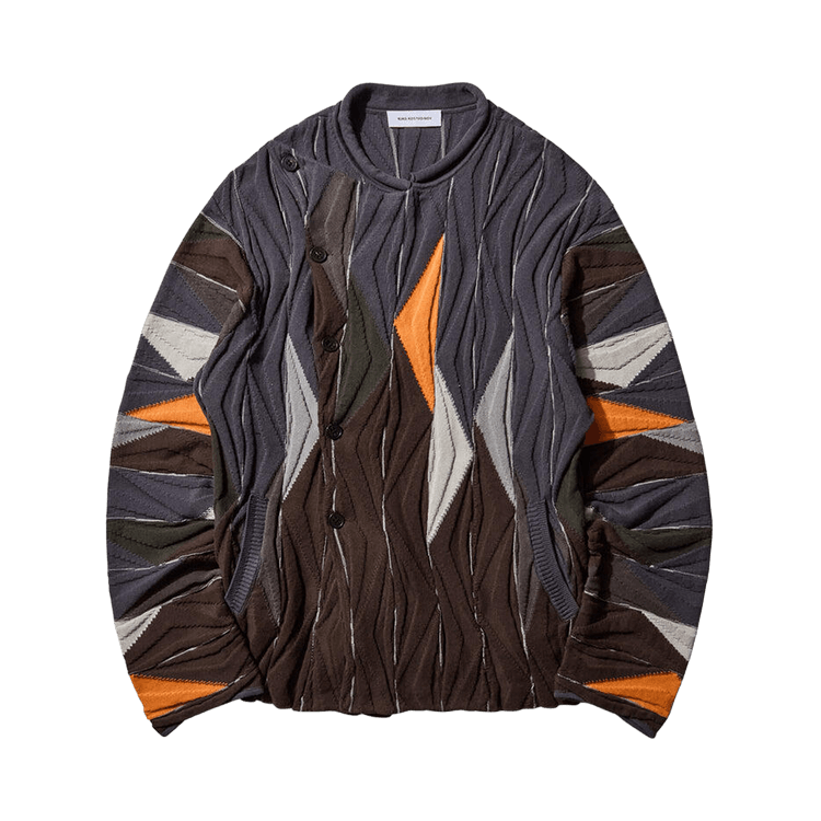 Kiko Kostadinov Raday Knitted Jacket "Brown/Multicolor"