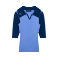 Kiko Kostadinov Larissa Knit Polo "Sky Blue"