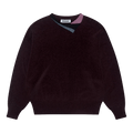 Kiko Kostadinov Vig Multi Collar Jumper "Dark Brown/Pine/Lilac"