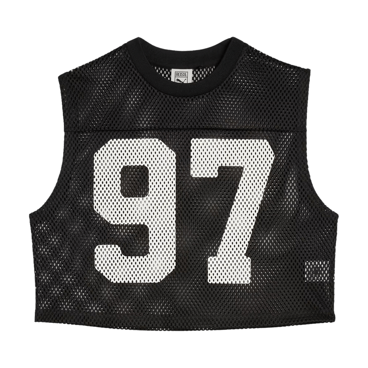 Puma x Rosé Relaxed Mesh Top "Puma Black"