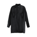 Yohji Yamamoto Pour Homme Double Collar Big Shirt "Black"