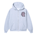 Anti Social Social Club Jumbo Patch Zip Hoodie "Snow"