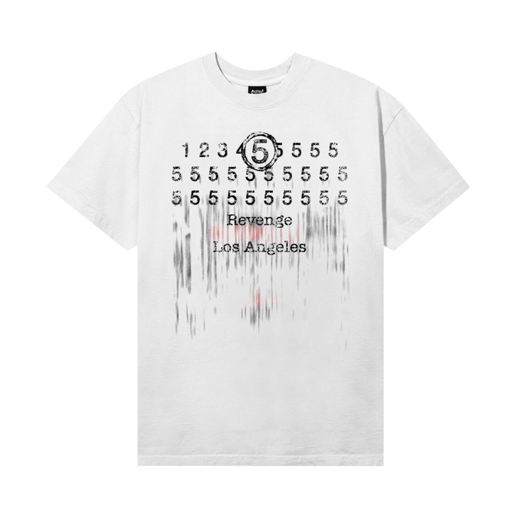 Revenge 555 Tee "White"