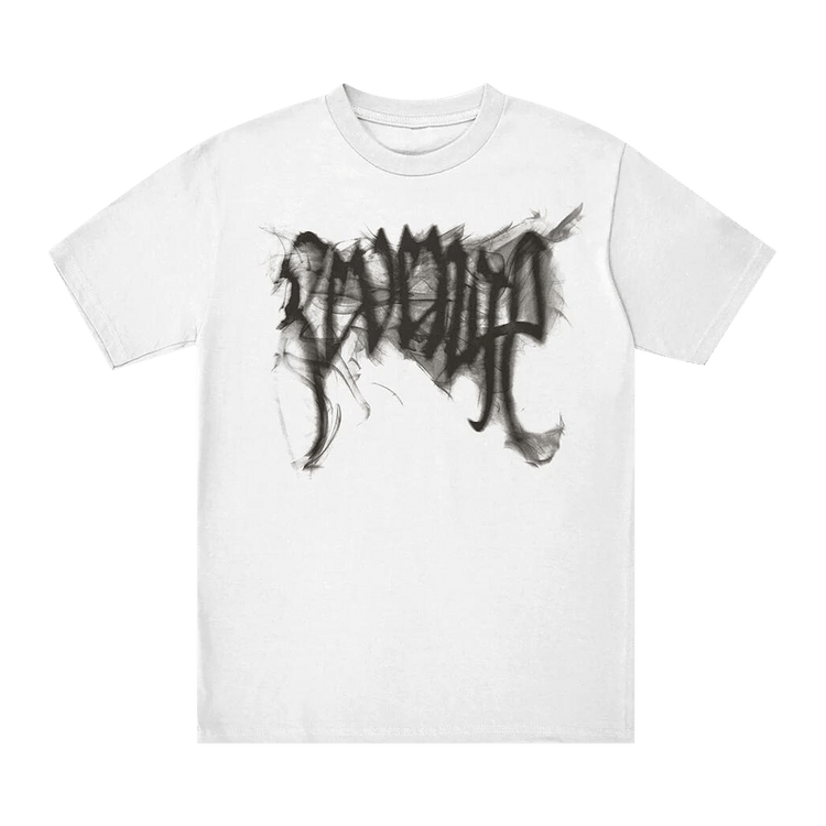 Revenge Smoke Arch Logo Tee "White/Black"