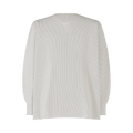 Homme Plissé Issey Miyake Basic Knit Sweater "Light Grey"