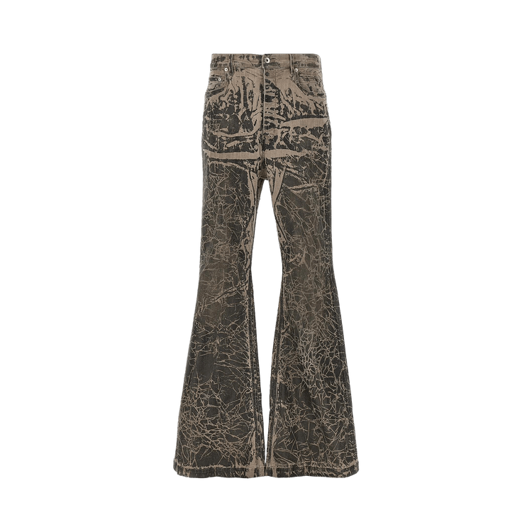 Rick Owens DRKSHDW Bolan Bootcut "Black Washed Foil"