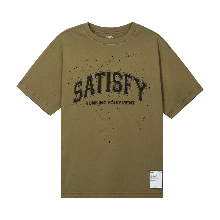SATISFY Mothtech T-Shirt "Sun Bleached Military Olive"