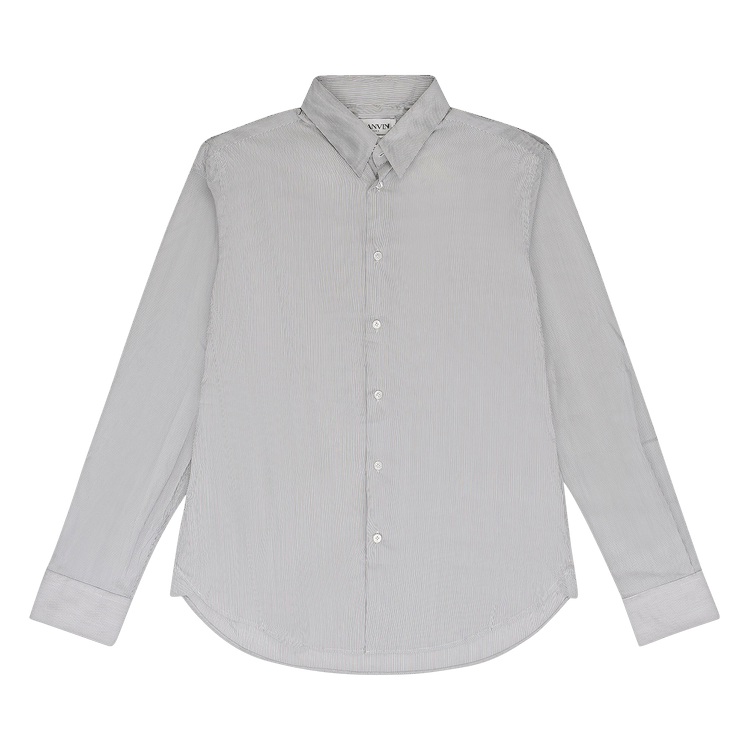 Lanvin Slim Fit Visible Button-Down Shirt "Navy/White"