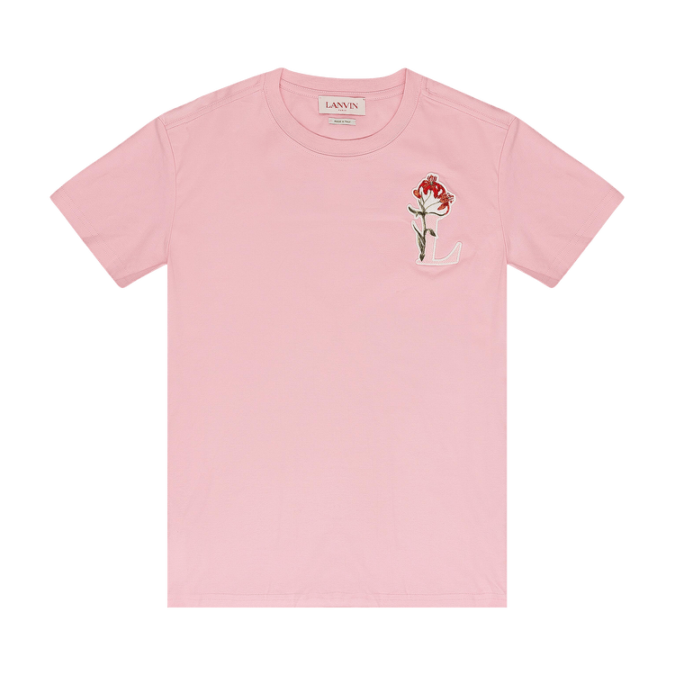 Lanvin Classic Printed T-Shirt "Rose"