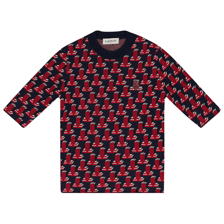 Lanvin Short-Sleeve T-Shirt "Midnight Blue"