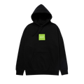 HUF Box Logo Pullover Hoodie "Black/Huf Green"