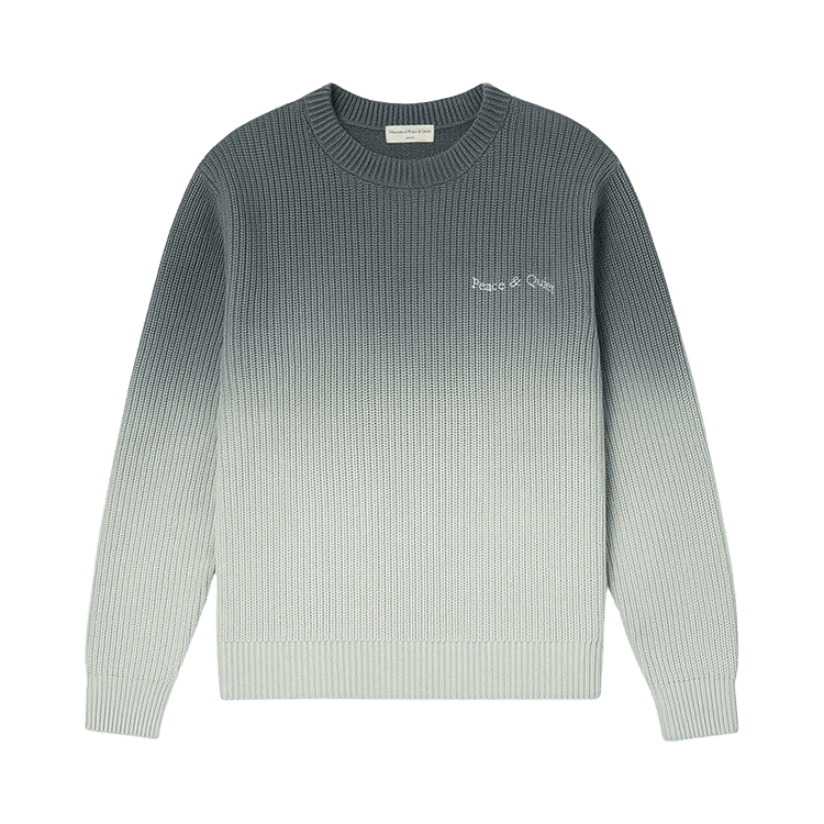 Museum of Peace & Quiet Wordmark Knit Sweater "Slate"