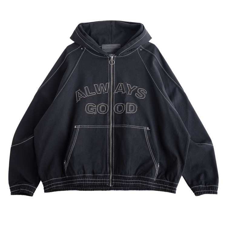 Jungles Always Good Hooded Jacket "Black"