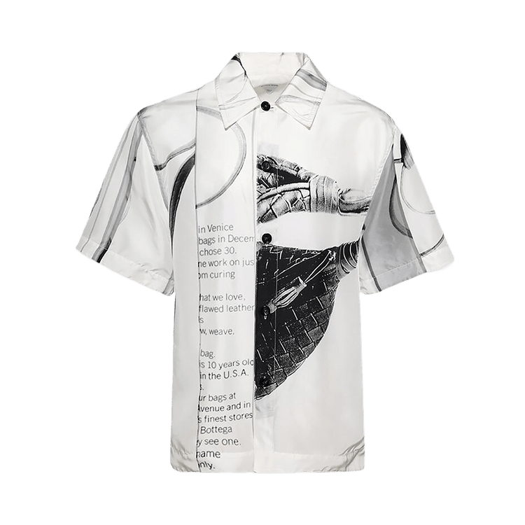 Bottega Veneta Printed Shirt "Chalk/Black"