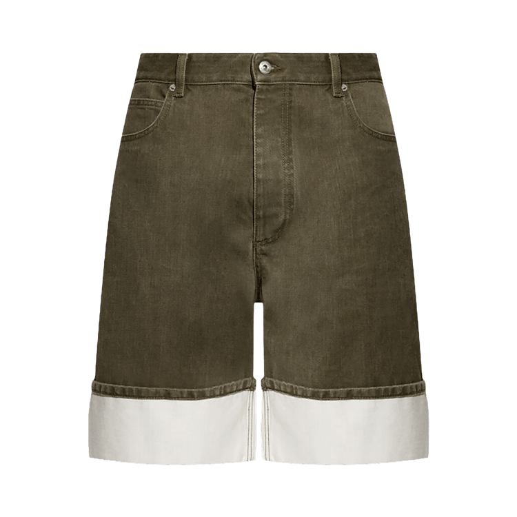 Bottega Veneta Shorts With Rolled Up Legs "Caper Stone Washed"