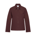 Bottega Veneta Resin Coated Jacket "Aubergine"