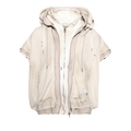 Maison Mihara Yasuhiro Triple Layered No-Sleeve Parka "White"
