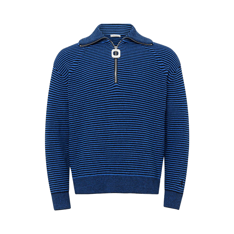 JW Anderson Half Zip Jumper "Blue/Black"