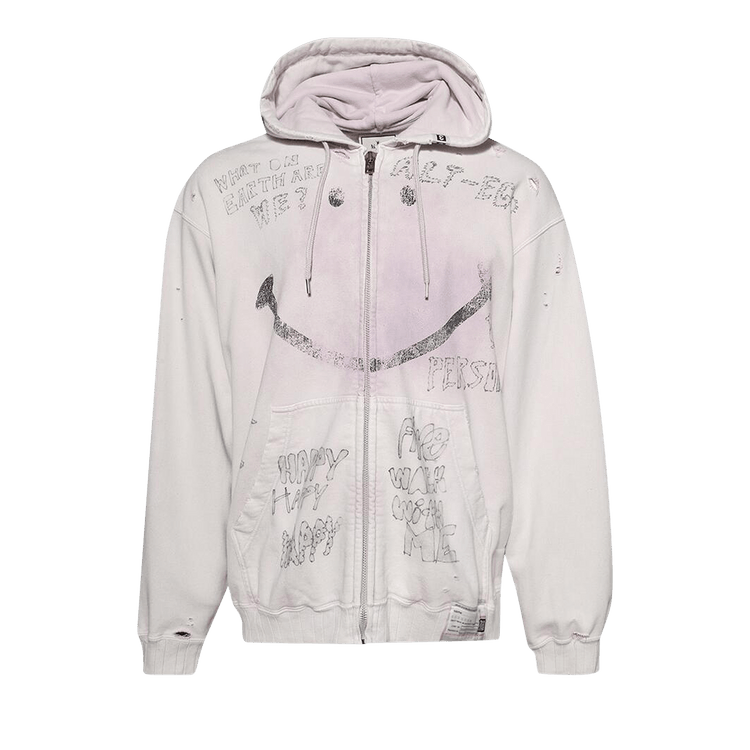 Maison Mihara Yasuhiro Bleached Parka "Pink"