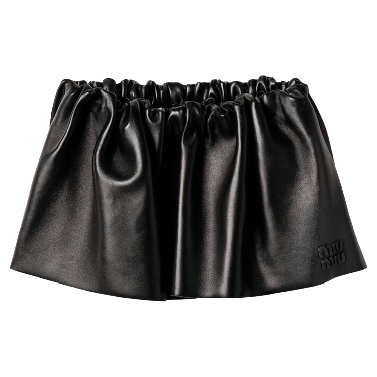 Miu Miu Plonge Mini Skirt "Nero"