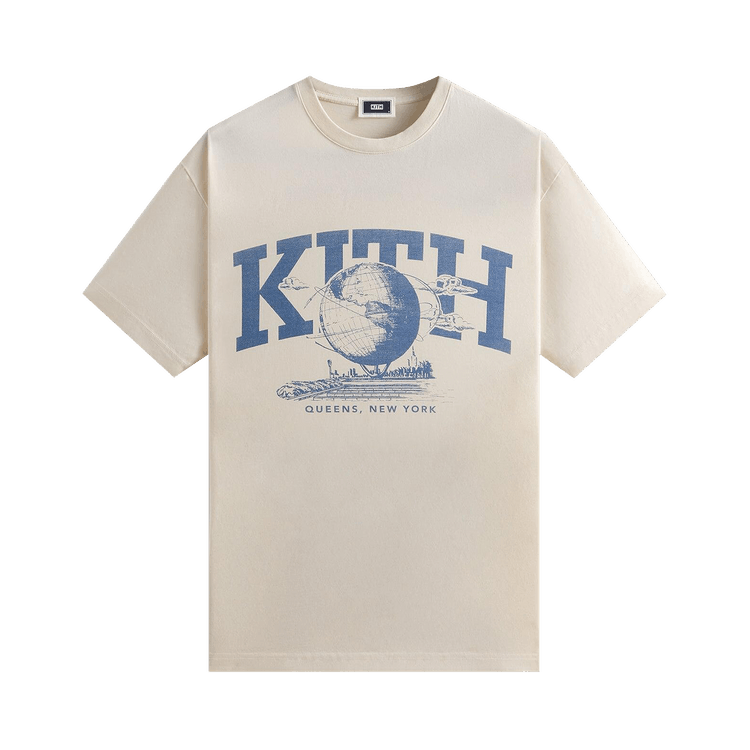Kith & Kin Queens Unisphere Vintage Tee "Sandrift"