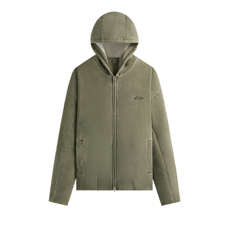 Kith Washed Microsuede Puffed Jaysen Hoodie "Cavan"
