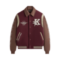 Kith Wool & Microsuede Varsity Jacket "Magma"