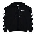 Off-White Ink Arrow Skate Zip Hoodie "Black/White"