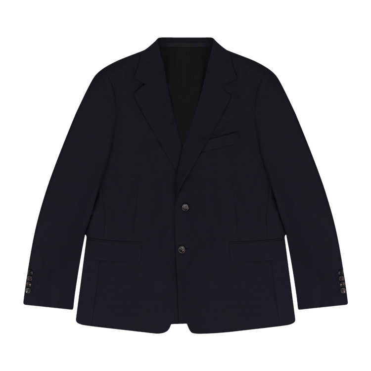 Lanvin Single Breasted Flap Pockets Jacket Blazer "Bleu Marine"