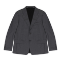 Lanvin Single Breasted Flap Pockets Blazer "Gris Fonce Chine"