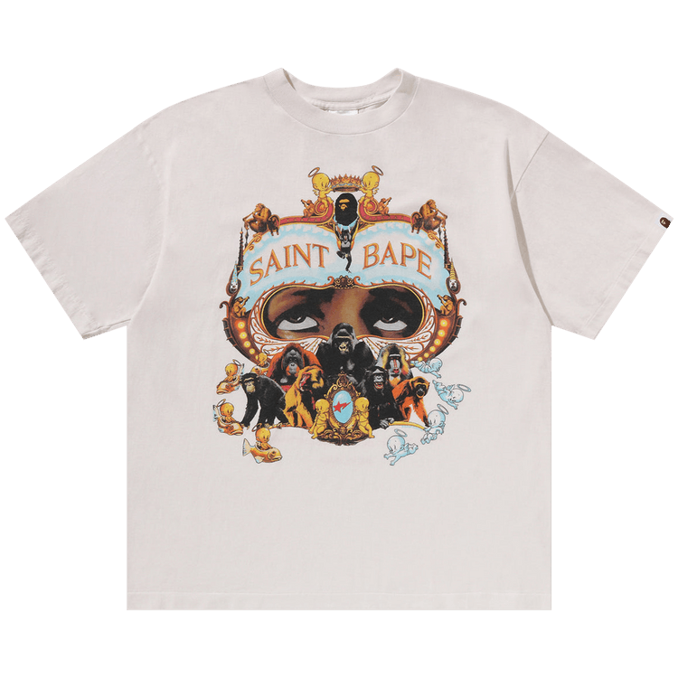 BAPE x SAINT Mxxxxxx Generation Tee "White"