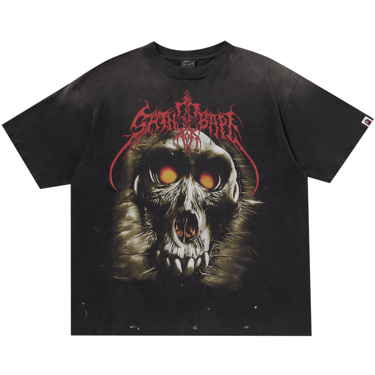 BAPE x SAINT Mxxxxxx SAINT Bape Tee "Black"