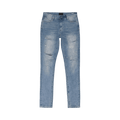 RtA Faded Distressed Skinny Jeans "Blue"