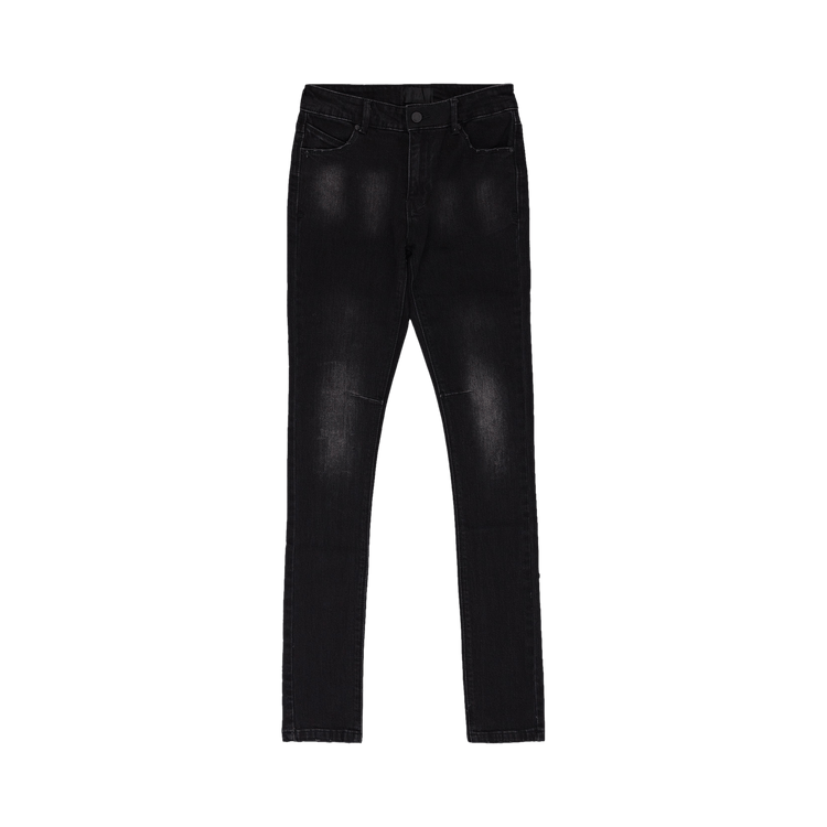RtA Faded Distressed Skinny Jeans "Black"