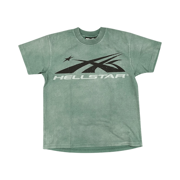 Hellstar Rhinestones Classic Logo T-Shirt "Green"