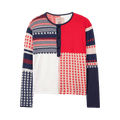 Basketcase Gallery Yankee Knit "Red/White"