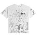 Basketcase Gallery Scribble Thermal Tee "White"