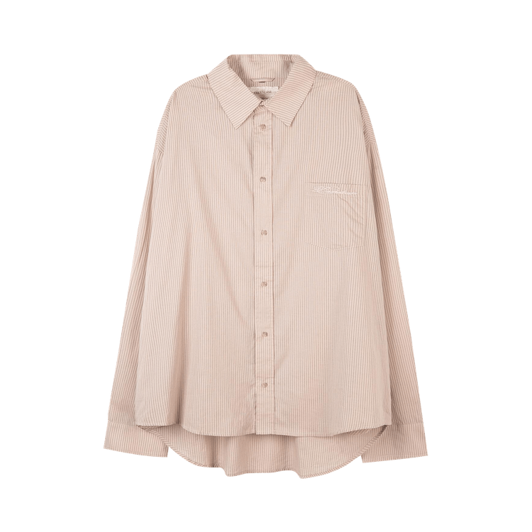 Basketcase Gallery Alleyway Brown Button Up "Tan"