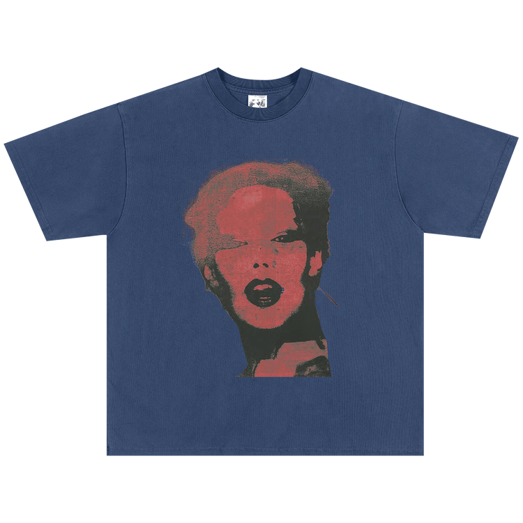 Basketcase Gallery Cocoon T-Shirt "Blue"