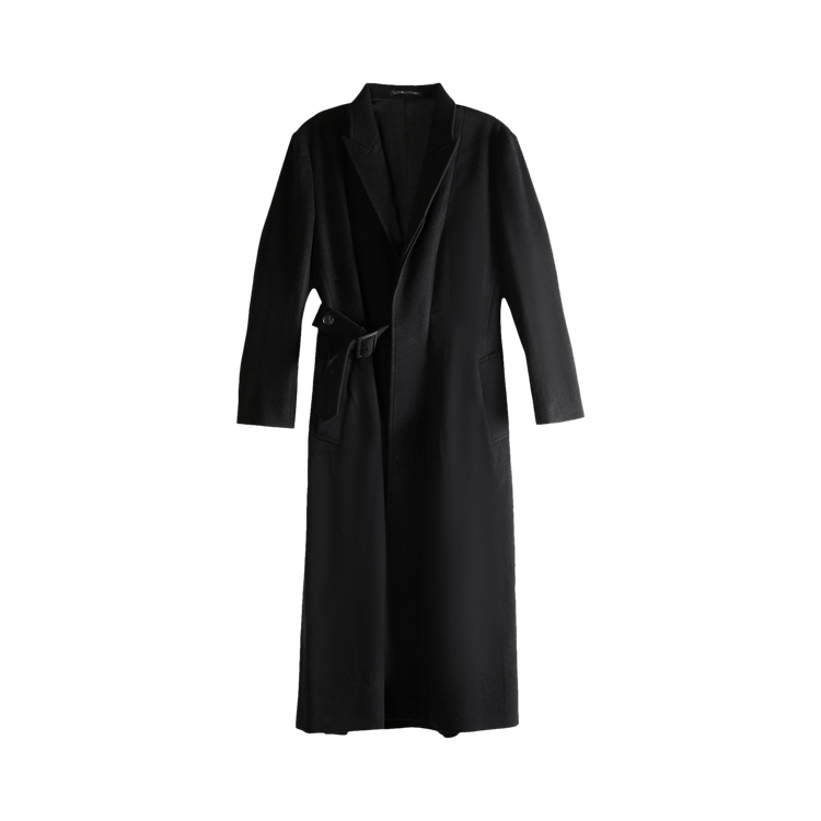 Yohji Yamamoto Waist Belt D Coat "Black"