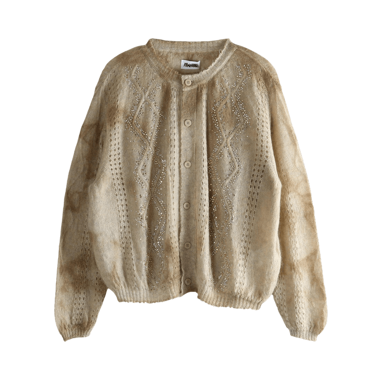 Magliano Dusty Swarovski Cardigan "Beige"