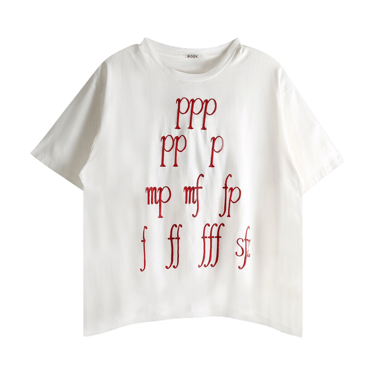 Bode Composer T-Shirt "Cream"