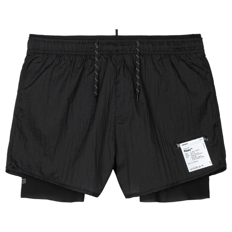 SATISFY Rippy 3" Trail Shorts "Black"