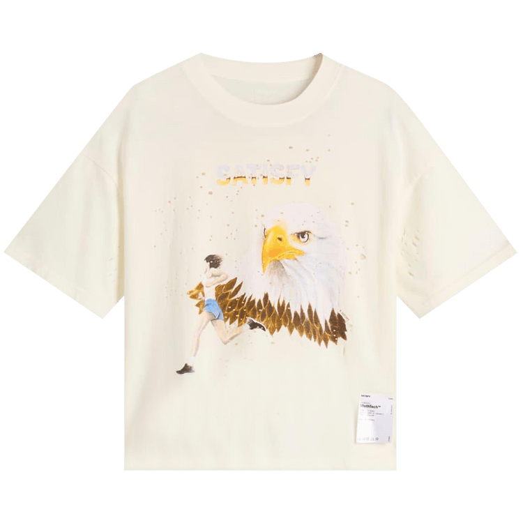 SATISFY Mothtech Eagle T-Shirt "Off White"