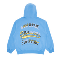 Supreme Multi Logos Hooded Sweatshirt "Light Blue"